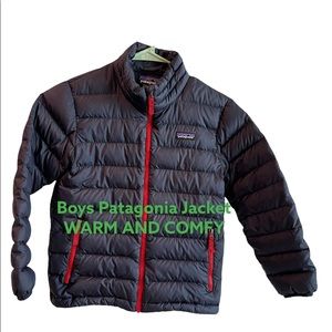 Patagonia Boys Puffer Jacket, size 7-8
